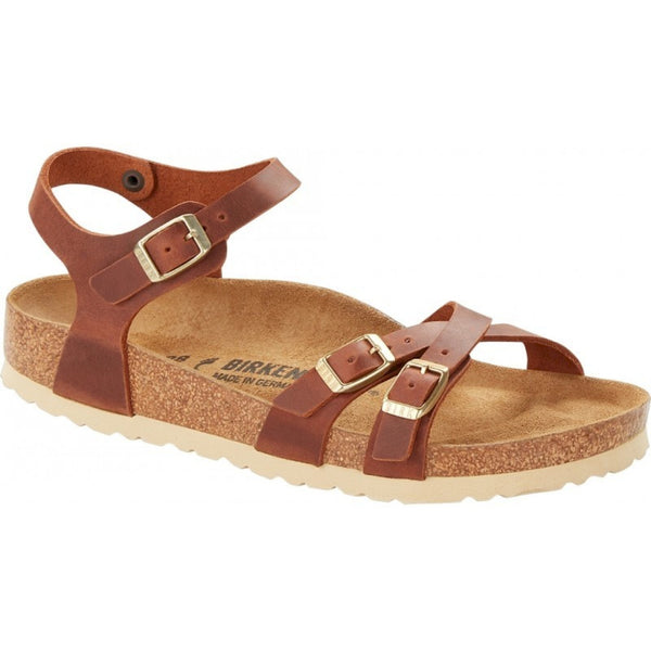 Kumba cognac  waxy leather calzata stretta