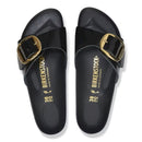 Madrid big buckle pelle naturale vernice - high shine black  calz.s