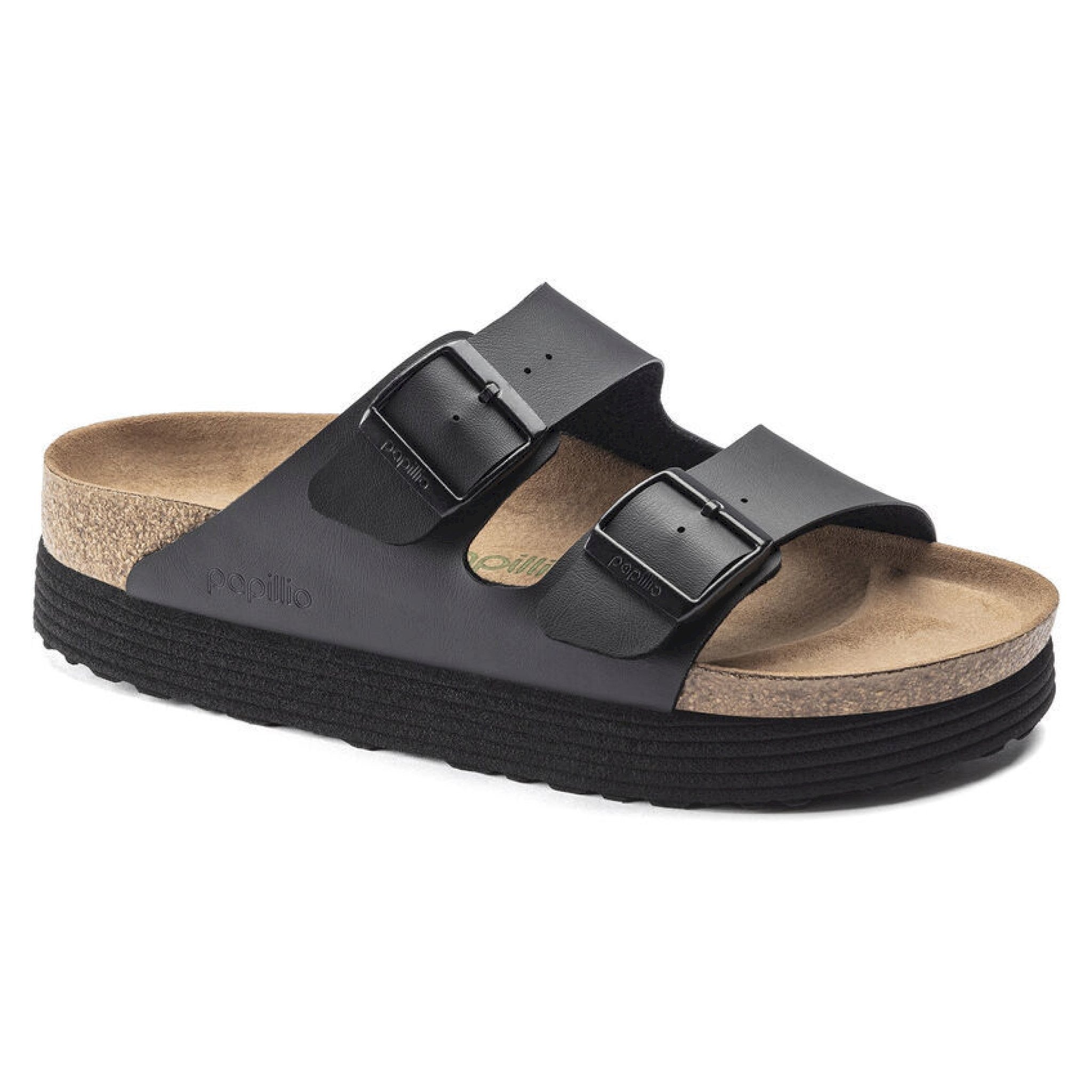 Arizona grooved black vegan birko flor vegan