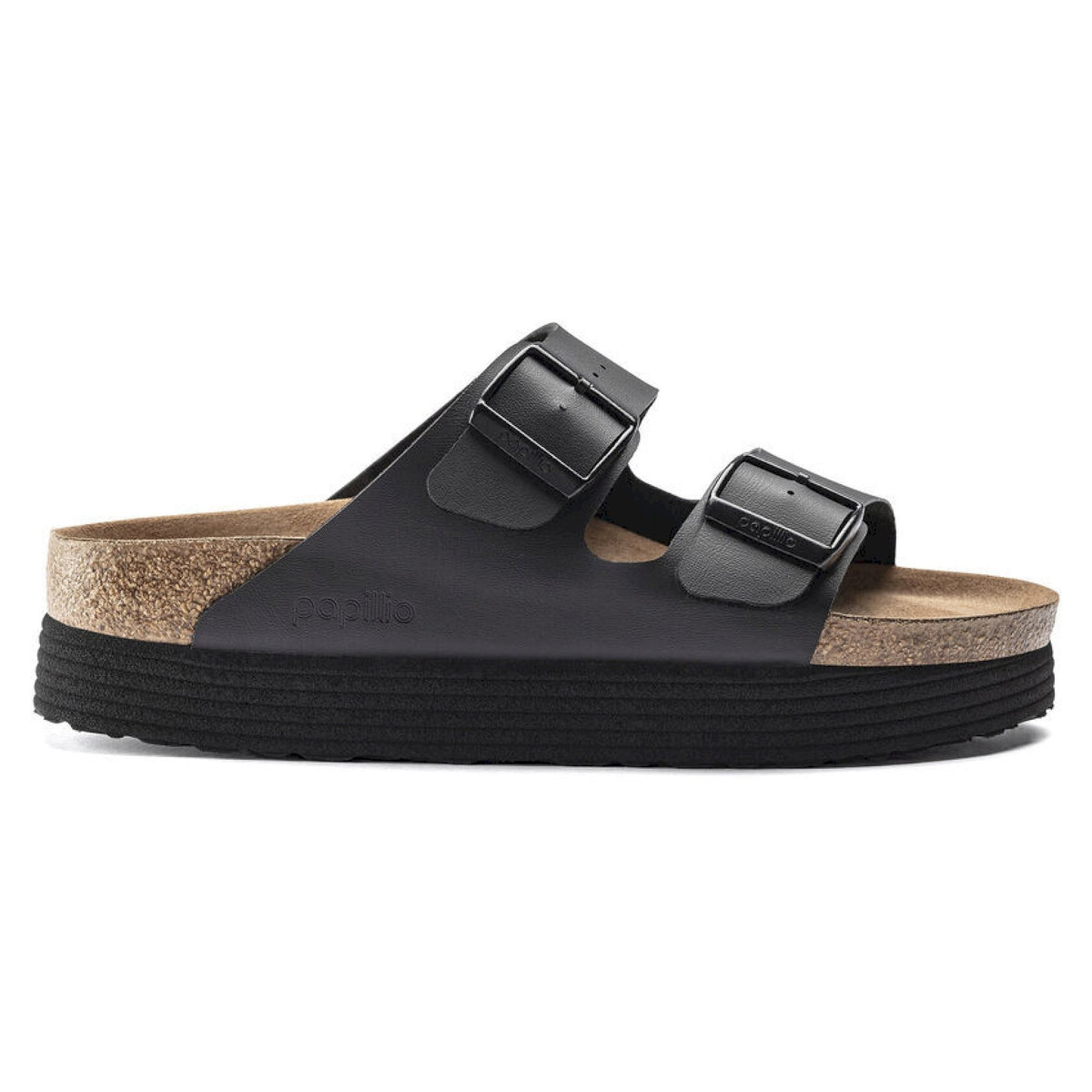 Arizona grooved black vegan birko flor vegan