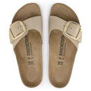 Madrid big buckle pelle nubuck - sandcastle