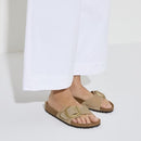 Madrid big buckle pelle nubuck - sandcastle