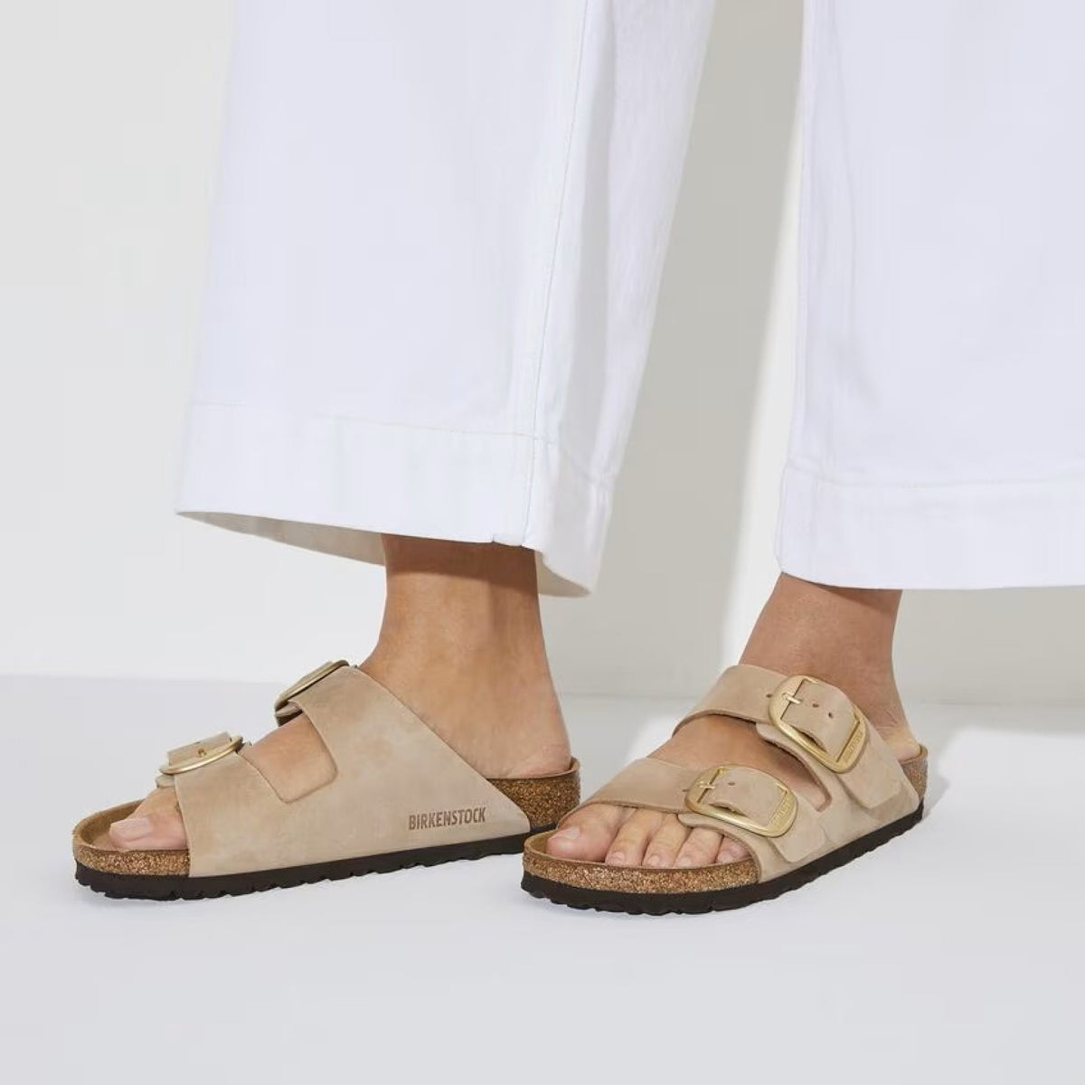 arizona big buckle pelle nubuck - sandcastle calz.s