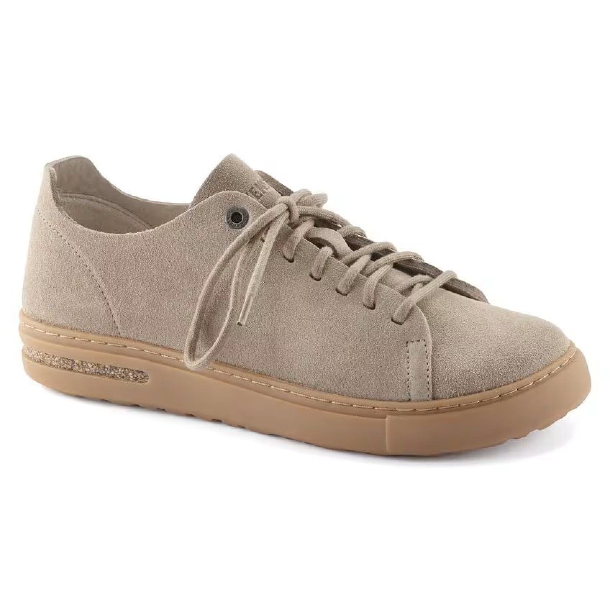 Bend low decon pelle nubuck - gray taupe calz.n