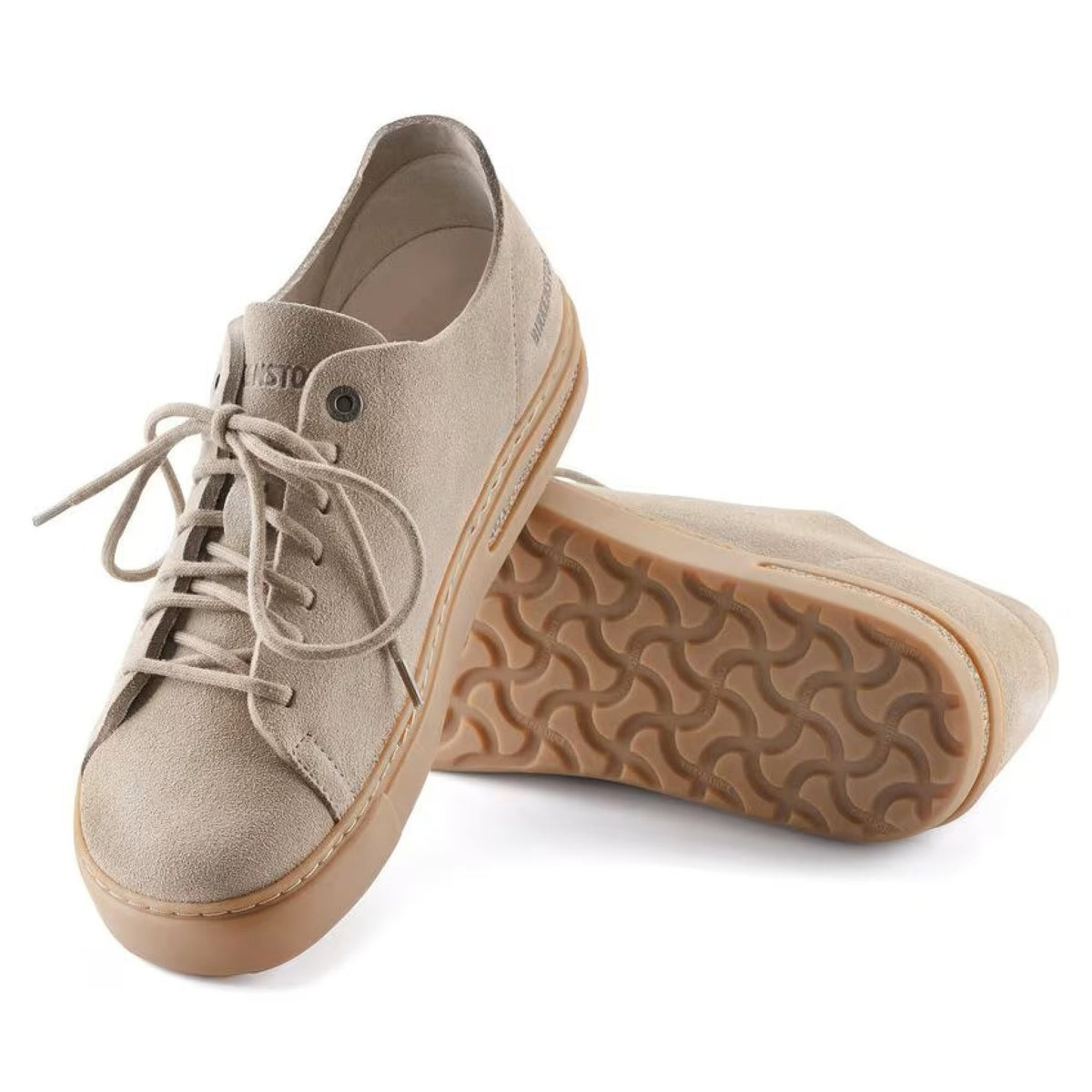 Bend low decon pelle nubuck - gray taupe calz.n