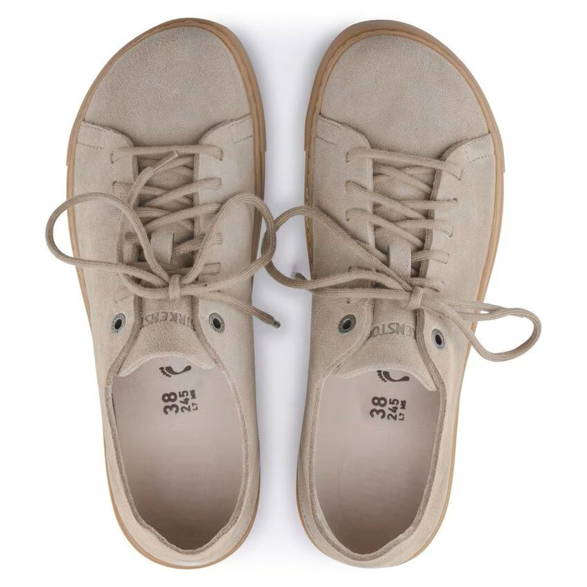 Bend low decon pelle nubuck - gray taupe calz.n