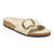 Madrid big buckle pelle naturale vernice - high-shine ecru calz.s