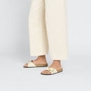 Madrid big buckle pelle naturale vernice - high-shine ecru calz.s