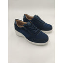 Scarpa con zeppa e cerniera