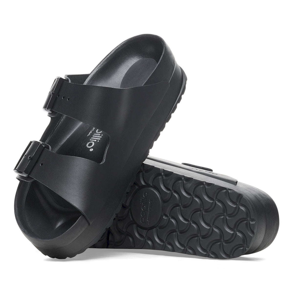 Arizona platf exquisite black, natural leather - calz. s