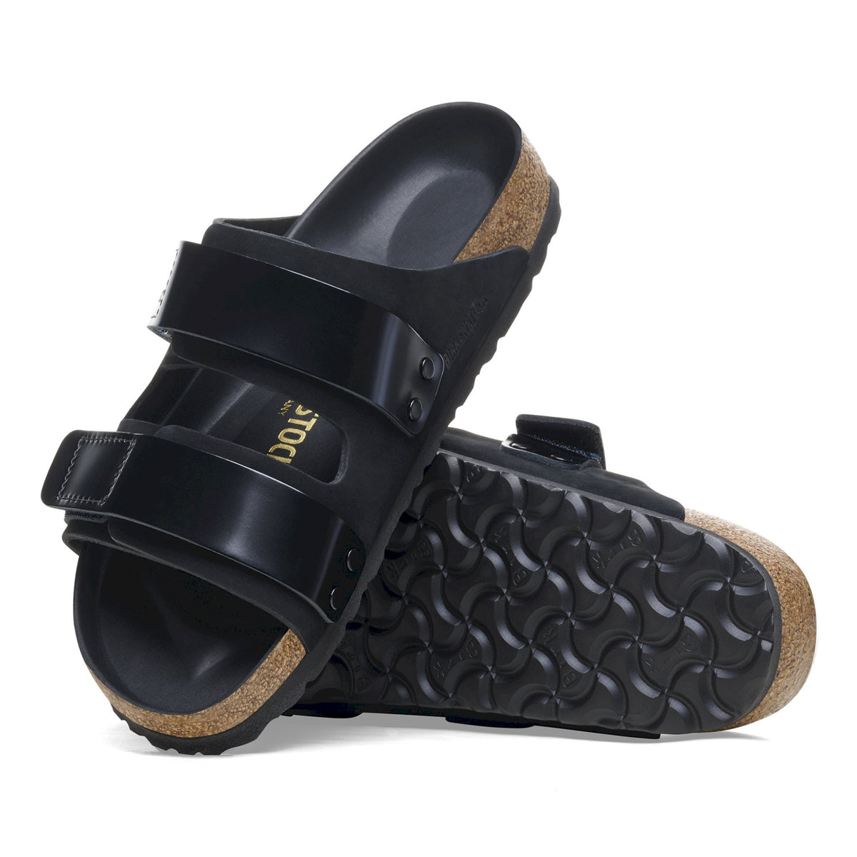 Uji , nubuck leather/high shine leather