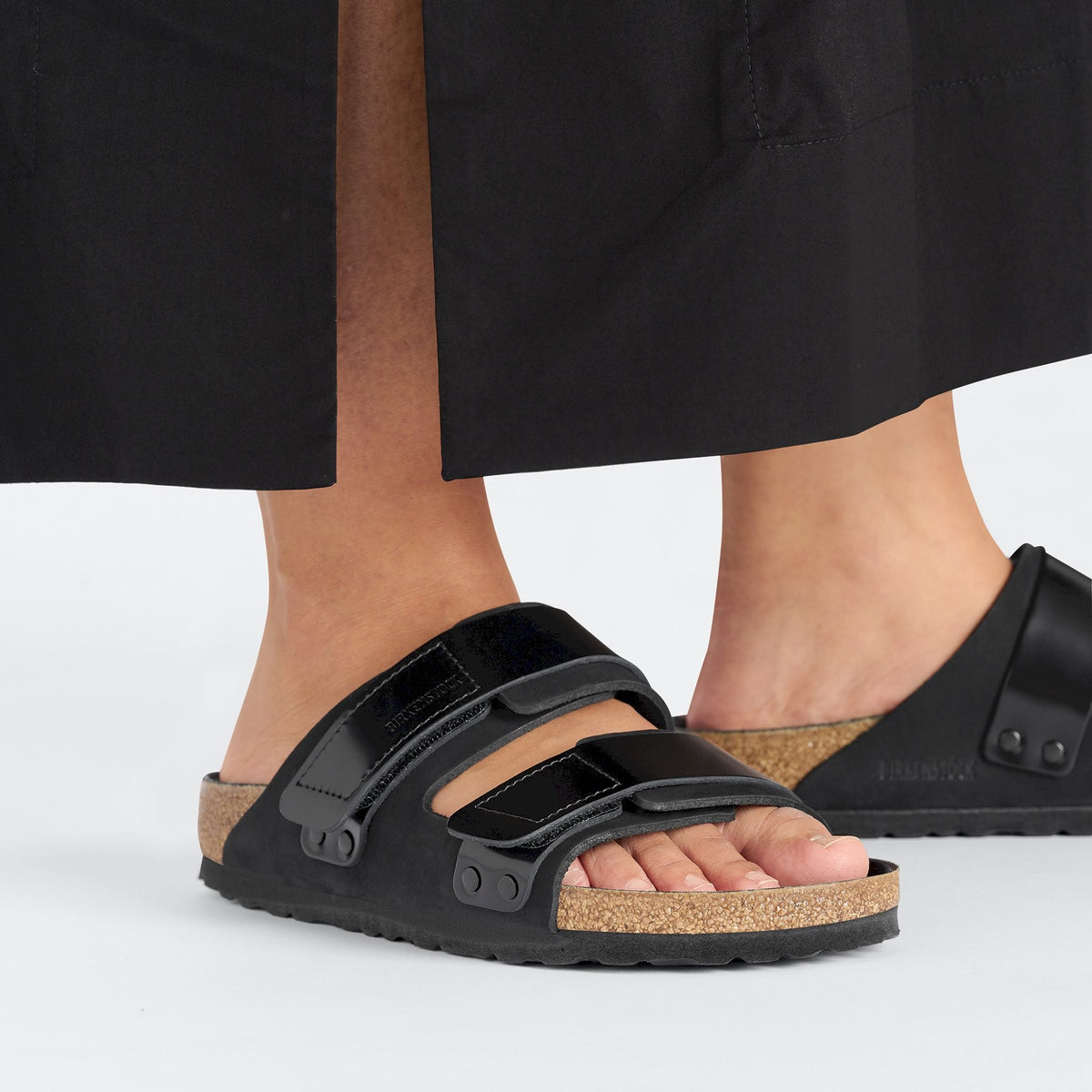 Uji , nubuck leather/high shine leather