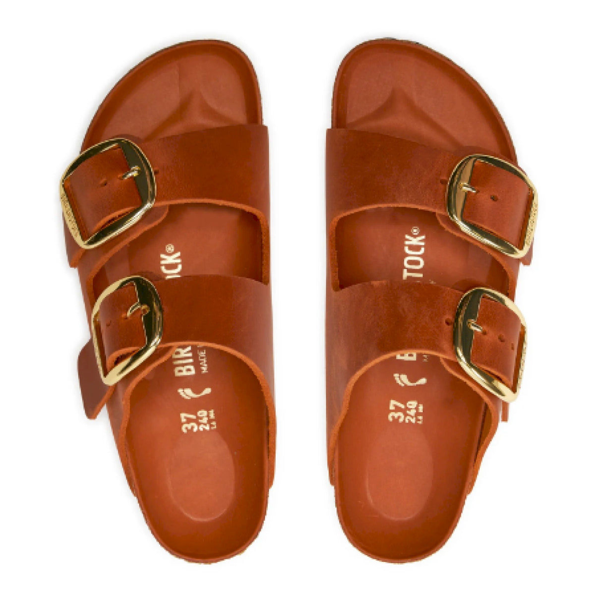 Arizona big buckle oiled leather calzata stretta