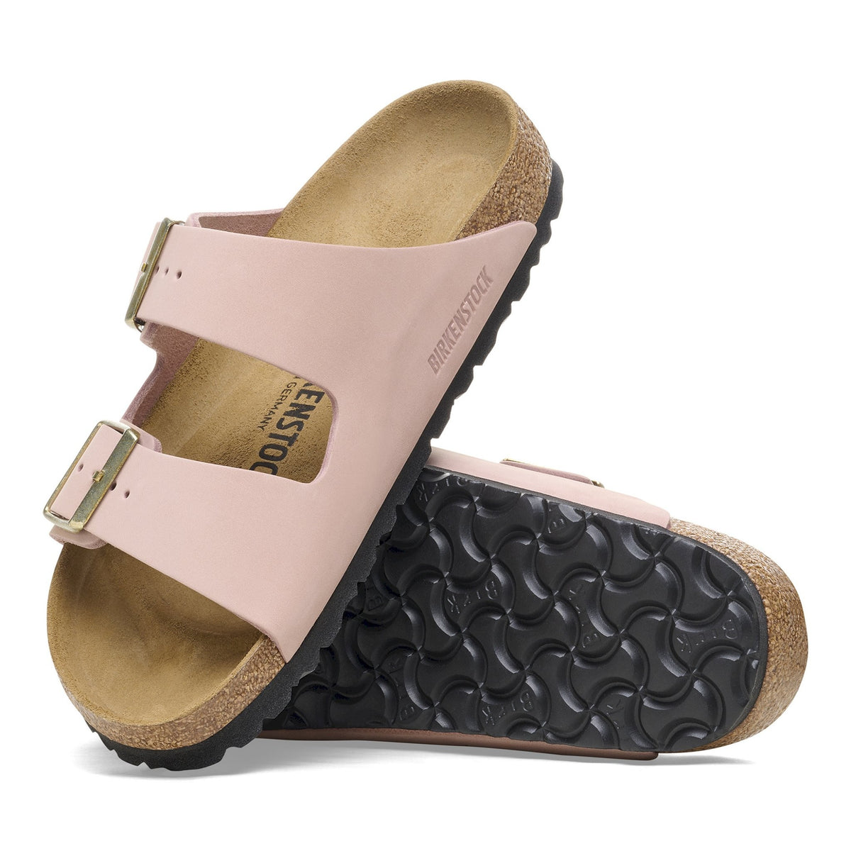 Arizona soft pink, nubuck leather - calz. s