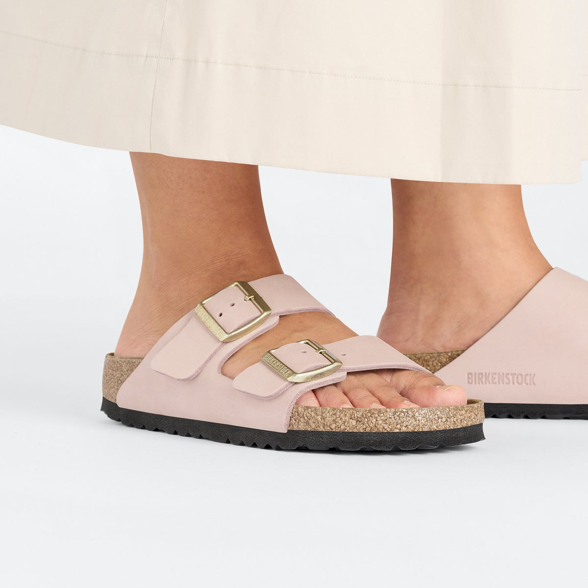Arizona soft pink, nubuck leather - calz. s