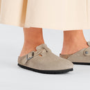 Boston braided suede leather calzata stretta