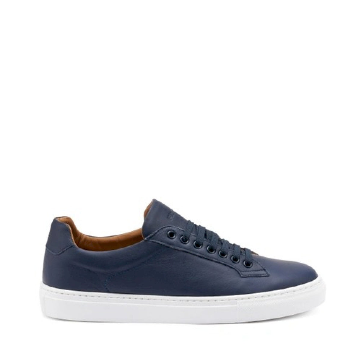 Sneaker basic in pelle
