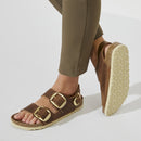 Milano big buckle , oiled leather