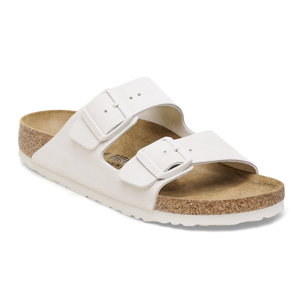 Arizona antique white, suede leather - calz. s
