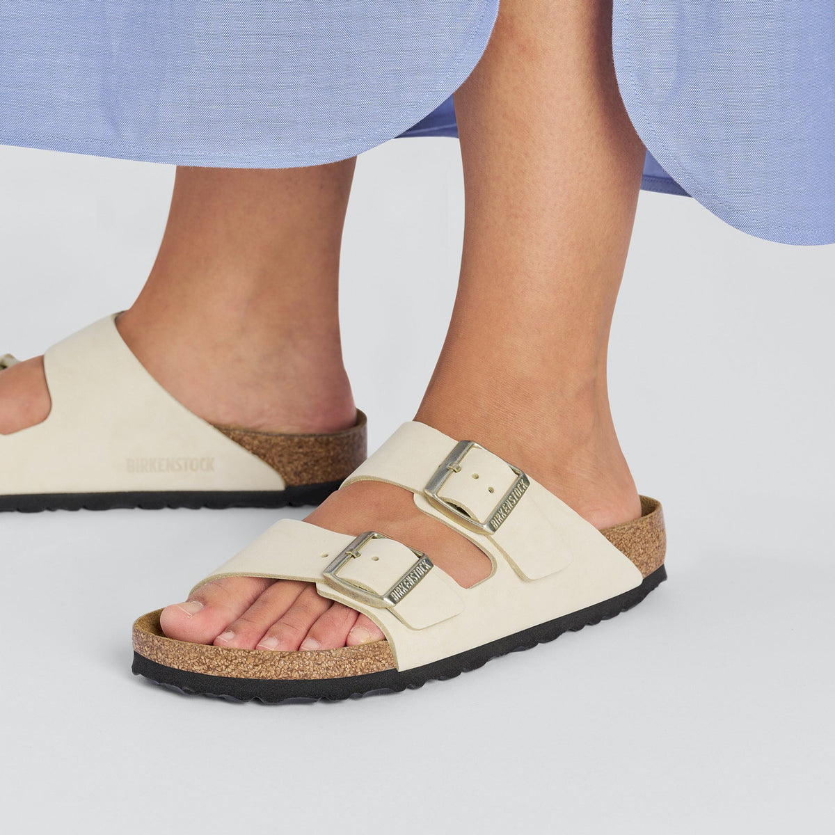Arizona ecru, nubuck leather - calz. s