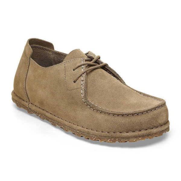 Utti lace n gray taupe, suede leather