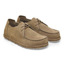 Utti lace n gray taupe, suede leather