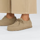 Utti lace pelle scamosciata - gray taupe calz.s