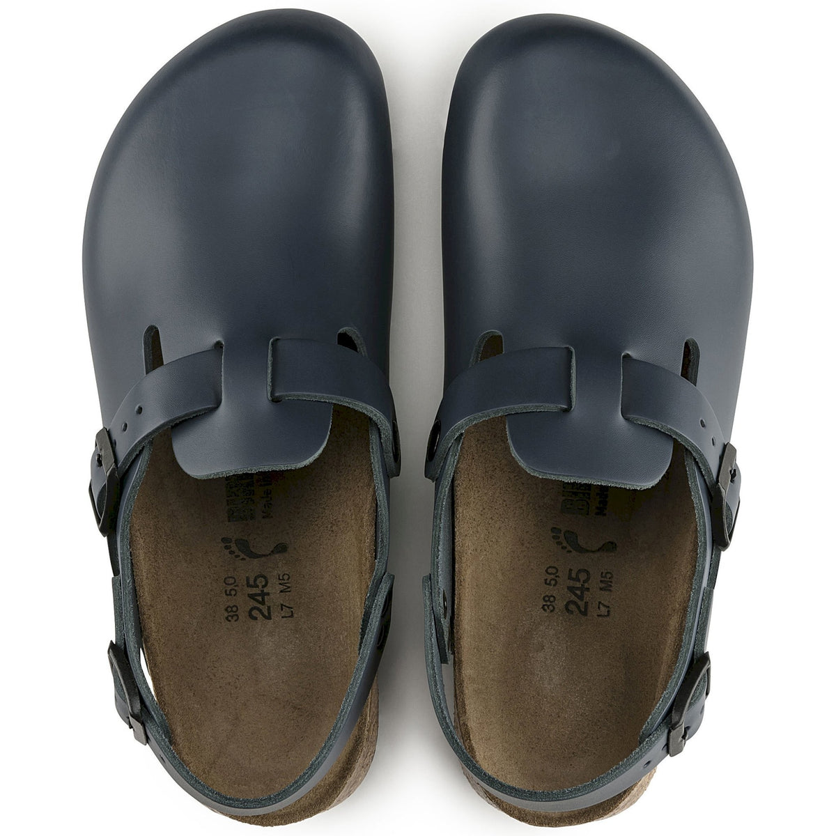 Tokio sl black, natural leather