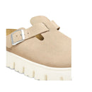 Boston chunky warm sand suede leather s