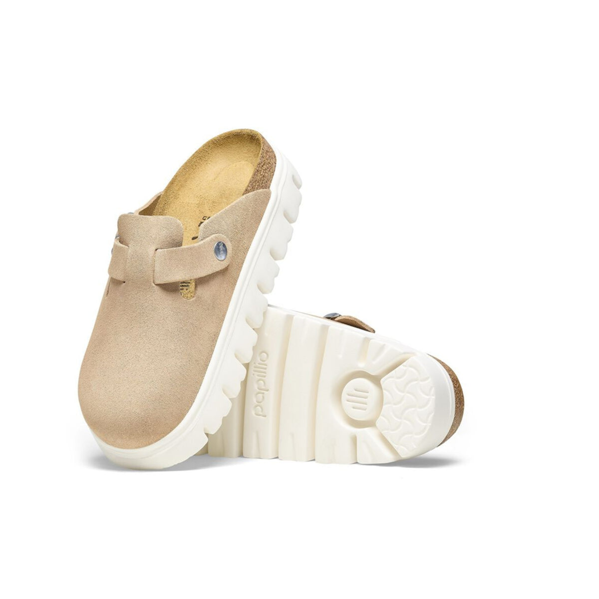 Boston chunky warm sand suede leather s