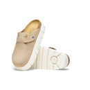 Boston chunky warm sand suede leather s