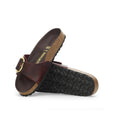 Madrid big buckle zinfadel oiled leather s