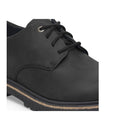 Highwood lace low women black oiled leather s