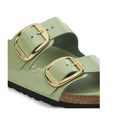 Arizona bbig buckle shine green tea, natural leather s