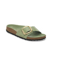 Madrid big buckle shine green tea , natual leather s