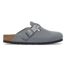 Boston braided basalt gray, suede leather -calz.s