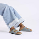 Arizona basalt gray, oiled leather