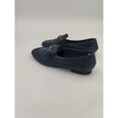 Mocassino in pelle con morsetto in tinta