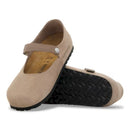 Mantova taupe, suede leather