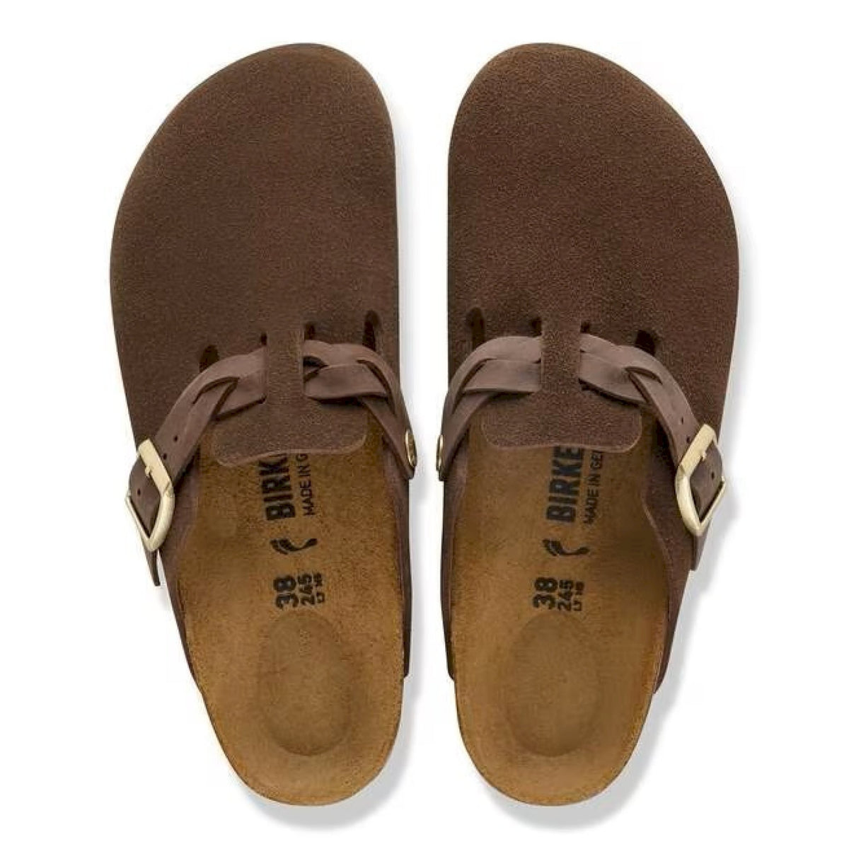 Boston braided carafe, suede leather
