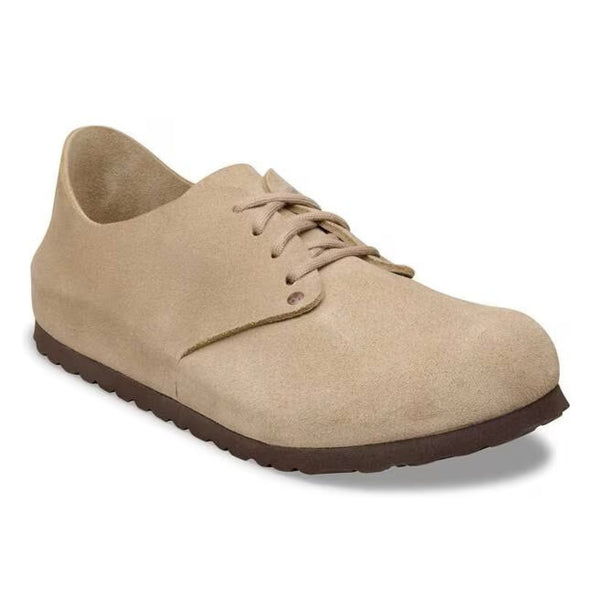 Maine s taupe, suede leather