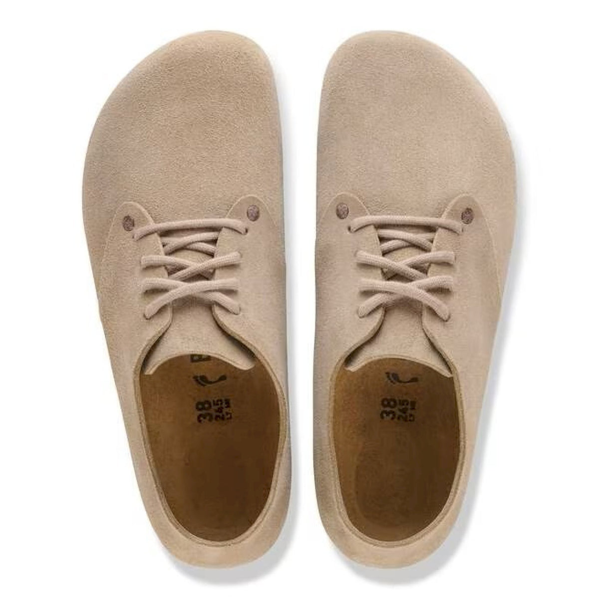 Maine s taupe, suede leather
