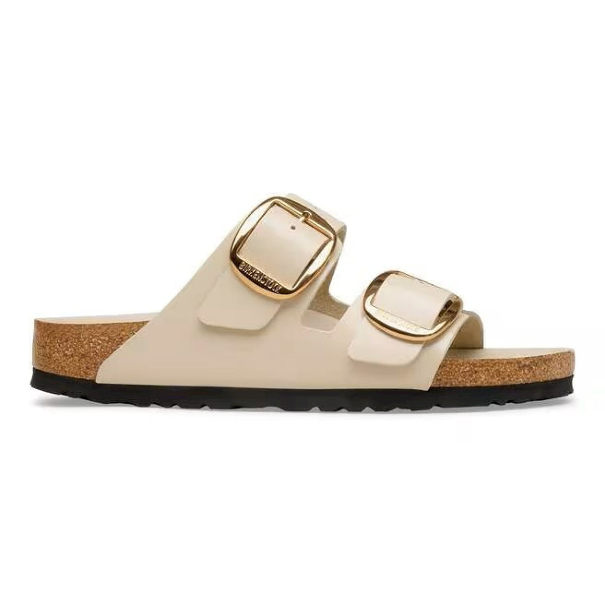 Arizona big buckle hex shine oyster, natural lea