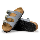 Florida basalt gray, oiled leather