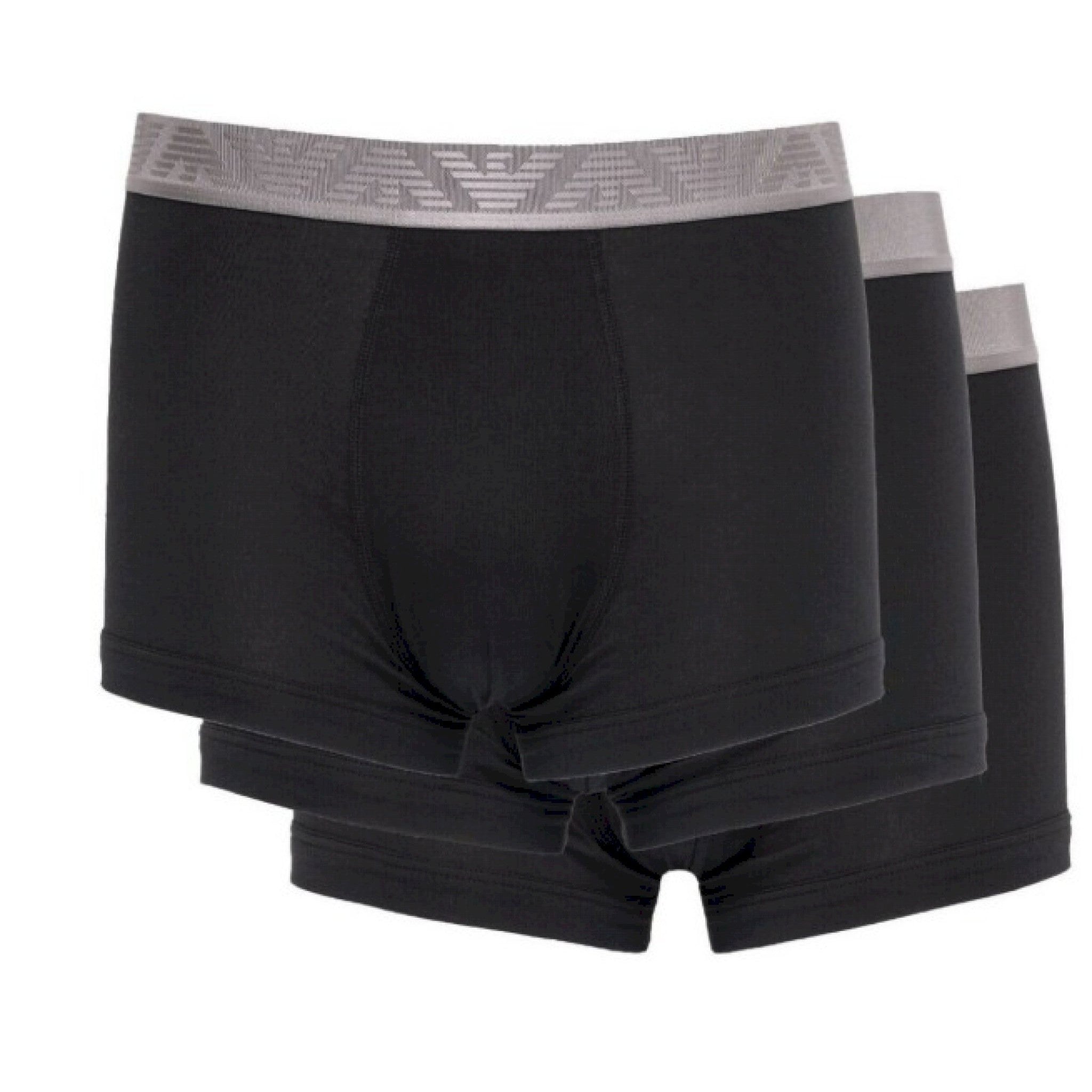 Emporio armani pack 3 parigamba in jersey organico shiny logoband asv
