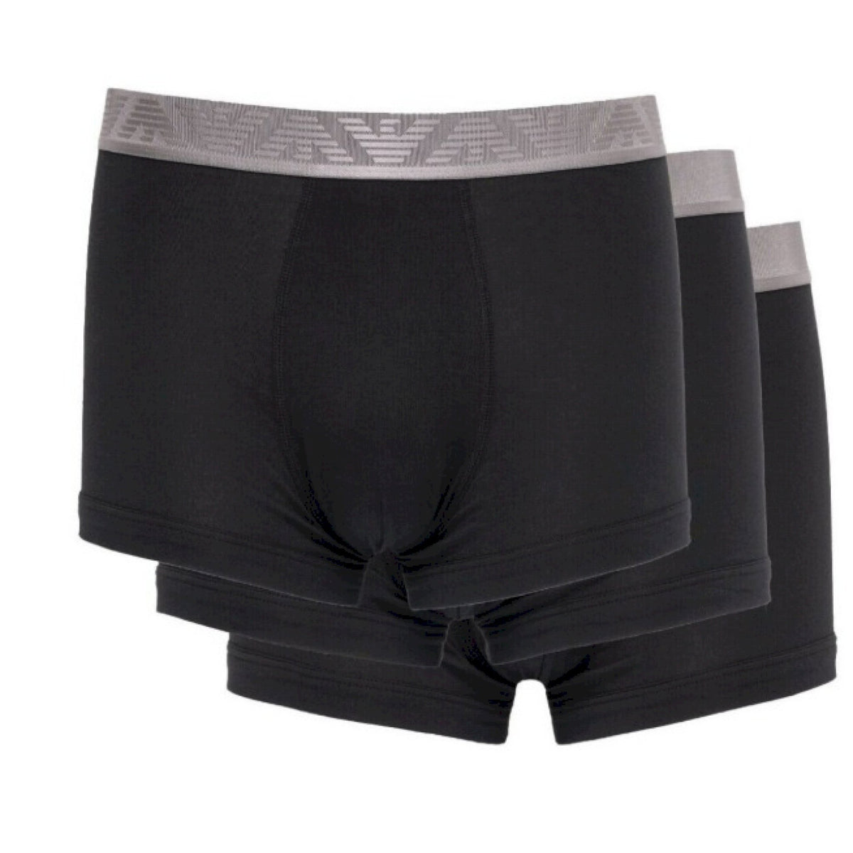 Emporio armani pack 3 parigamba in jersey organico shiny logoband asv