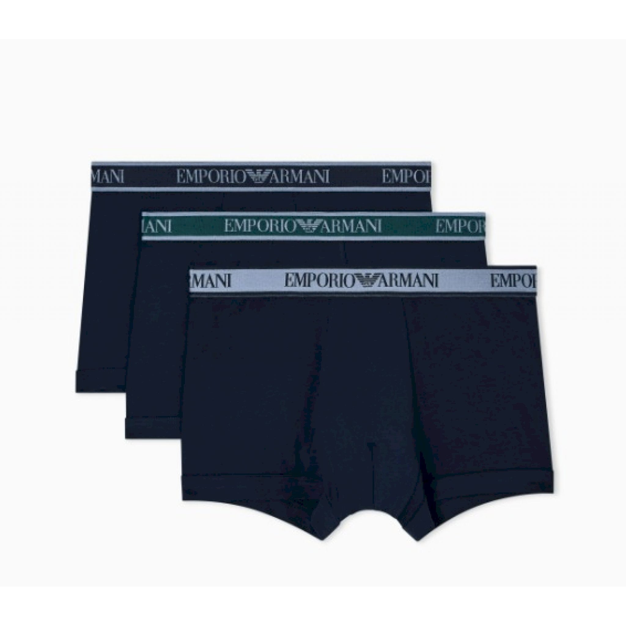 Emporio armani pack 3 parigamba in jersey organico