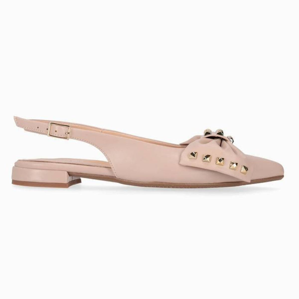 Slingback con borchie