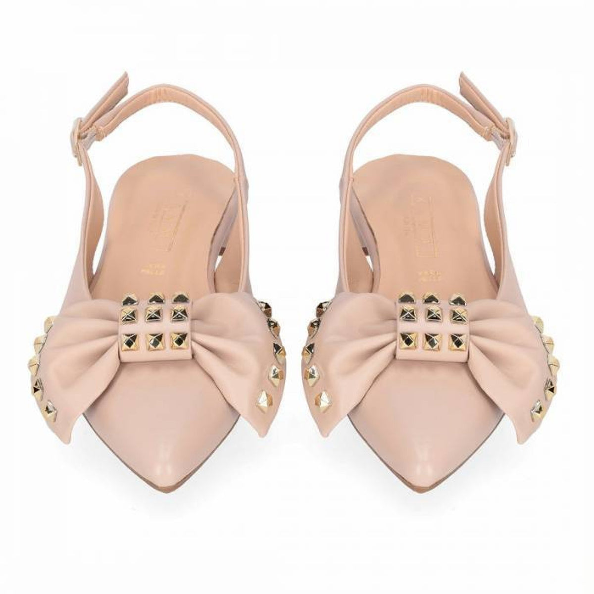 Slingback con borchie