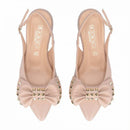Slingback con borchie